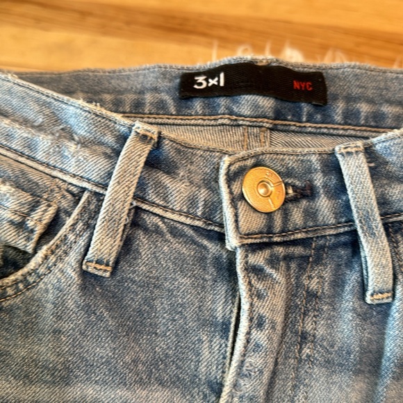 3x1 NYC distressed capri jeans - Picture 6 of 12